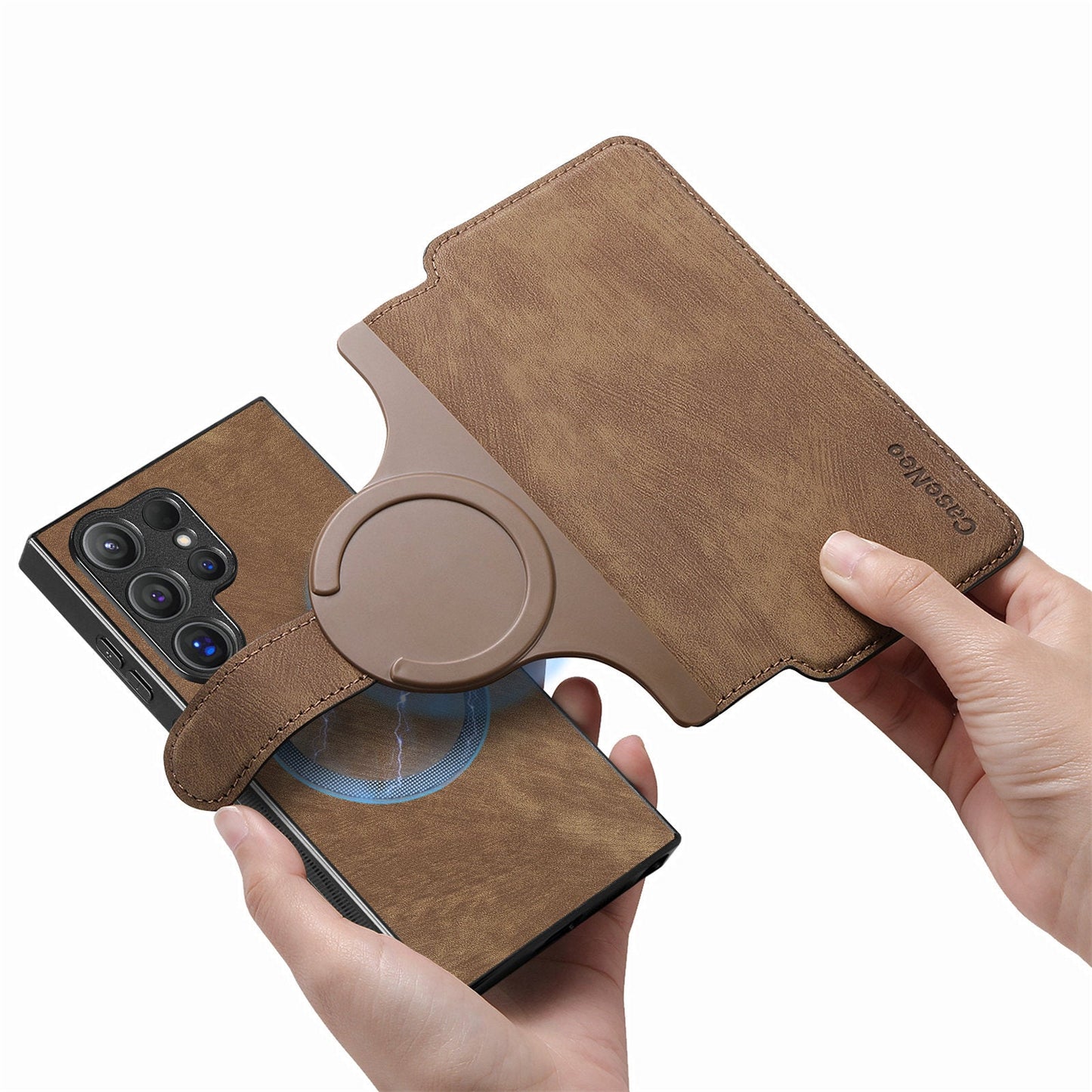 Magnetisk, avtakbart 2-i-1-telefonetui