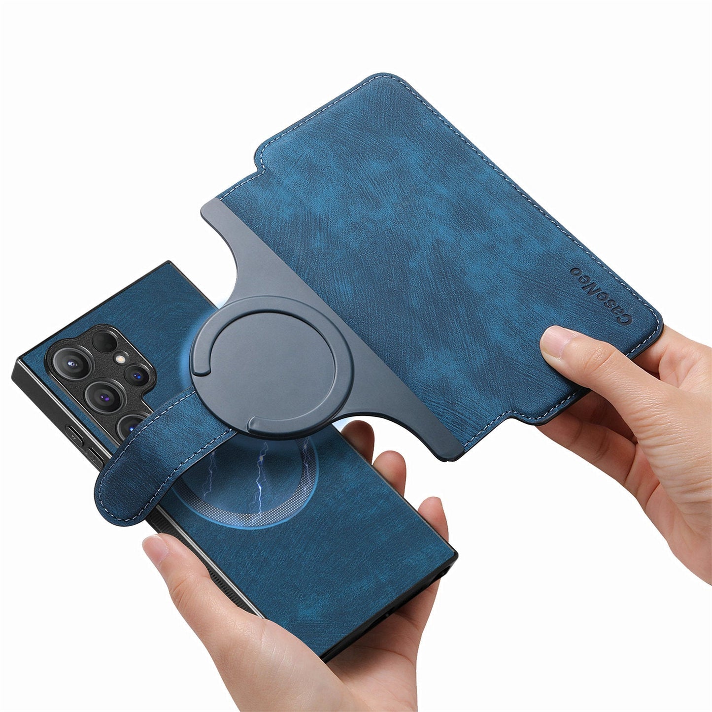 Magnetisk, avtakbart 2-i-1-telefonetui