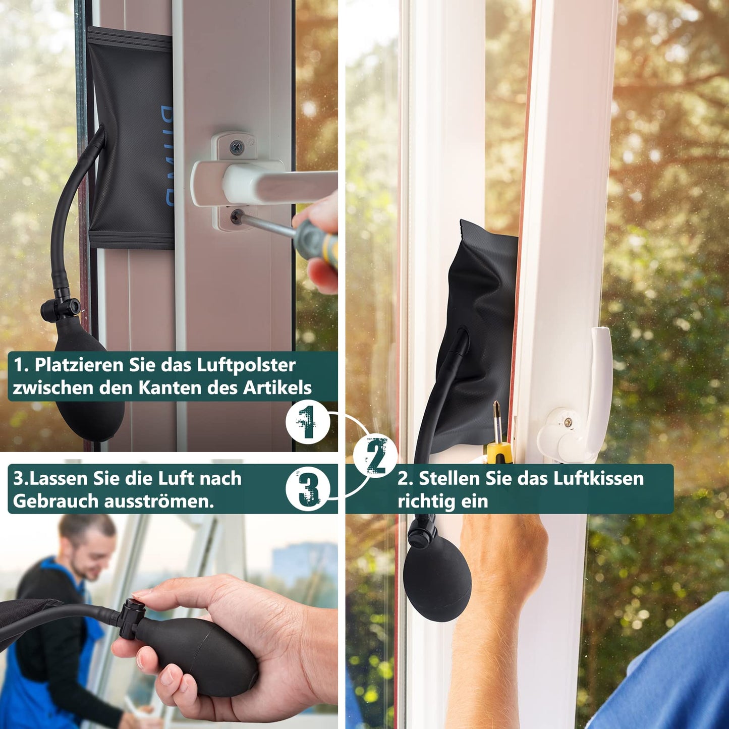 Støtte- Og Posisjoneringsveske-Luftputemontering For Dører Og Vinduer