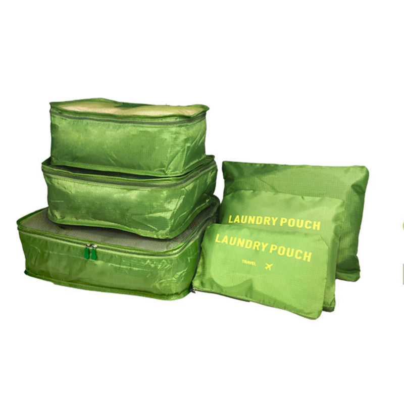 Bærbare pakkbokser for bagasje - 6 deler