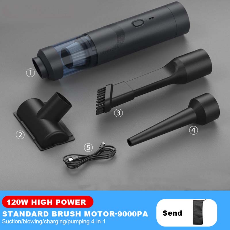 🚗✨Trådløs suge- og blåsebilstøvsuger🌀