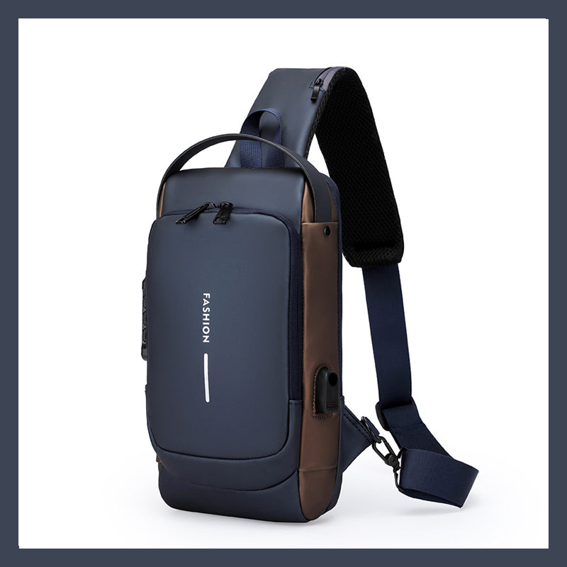 2024 Ny enkel, vanntett skulderveske med korsrygg