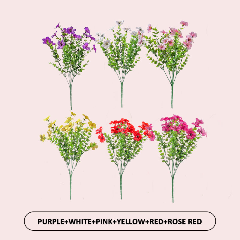 🌺UV-resistent fargerik kunstig blomst💖