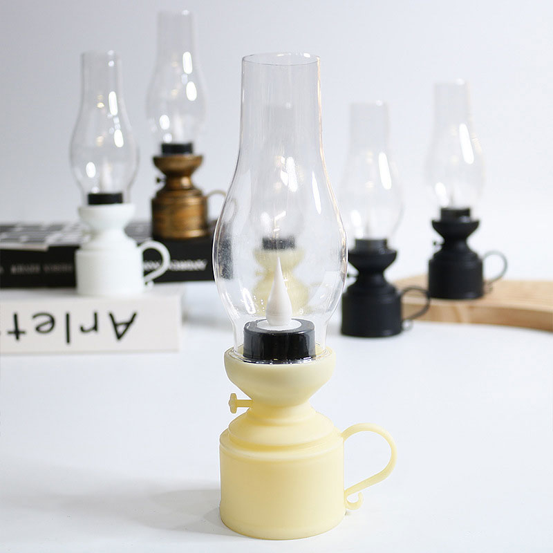 💫Retro simulering parafinlampe LED nattlys💫