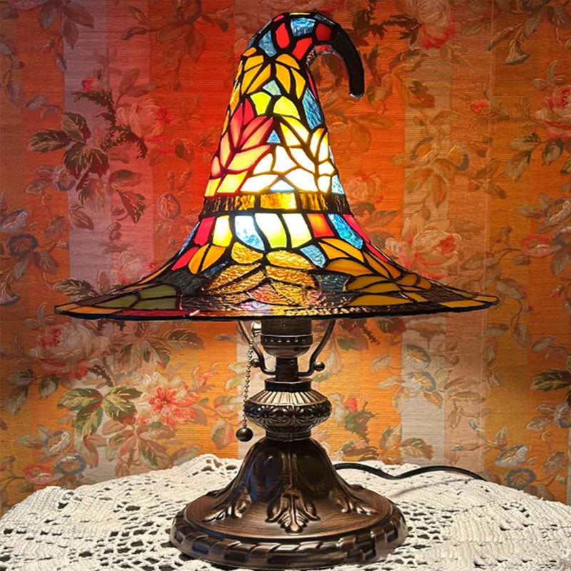 Nattlys med heksehatt