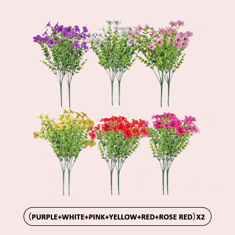 🌺UV-resistent fargerik kunstig blomst💖