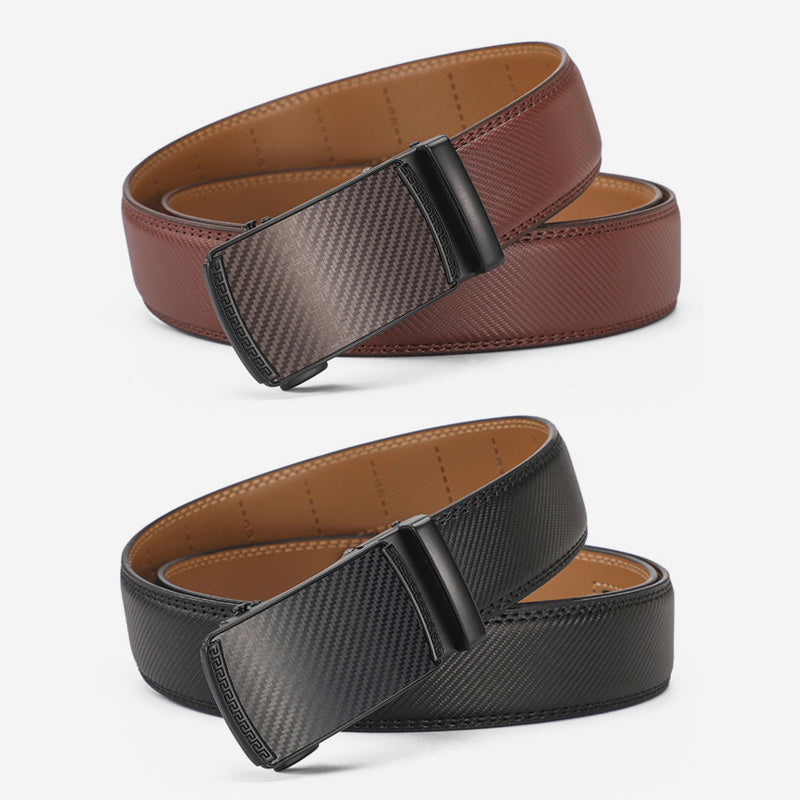 Skinnspennebelte med justerbar spenne