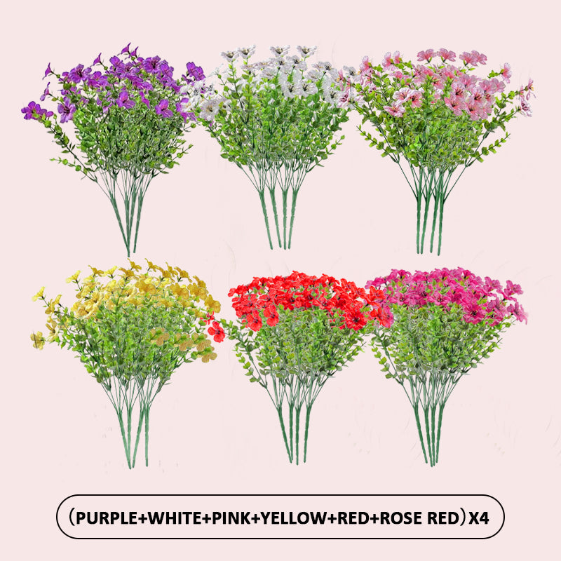 🌺UV-resistent fargerik kunstig blomst💖