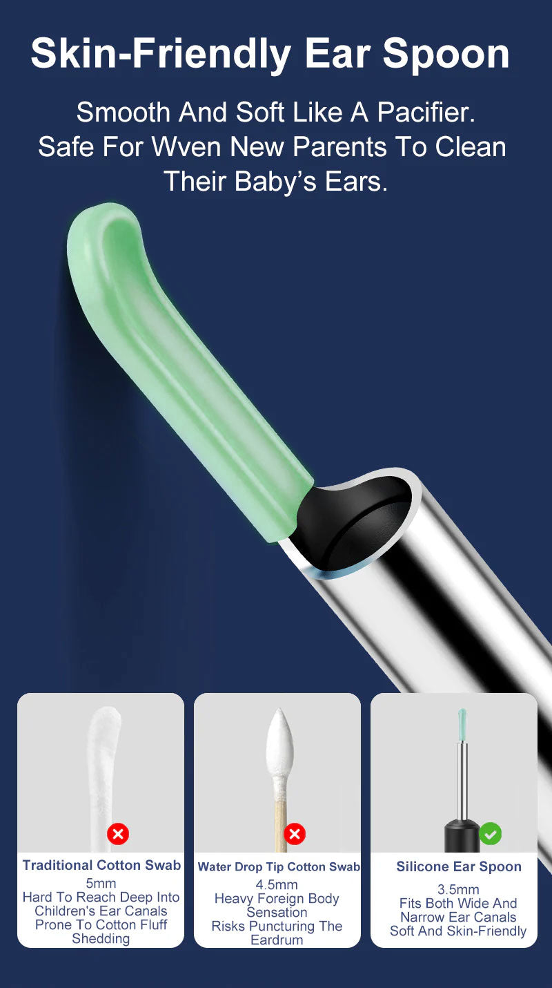 Smart vanntett visuell ørevoksfjerner