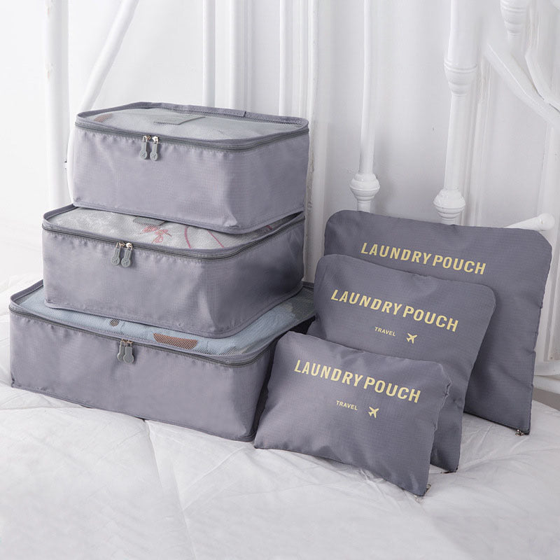 Bærbare pakkbokser for bagasje - 6 deler