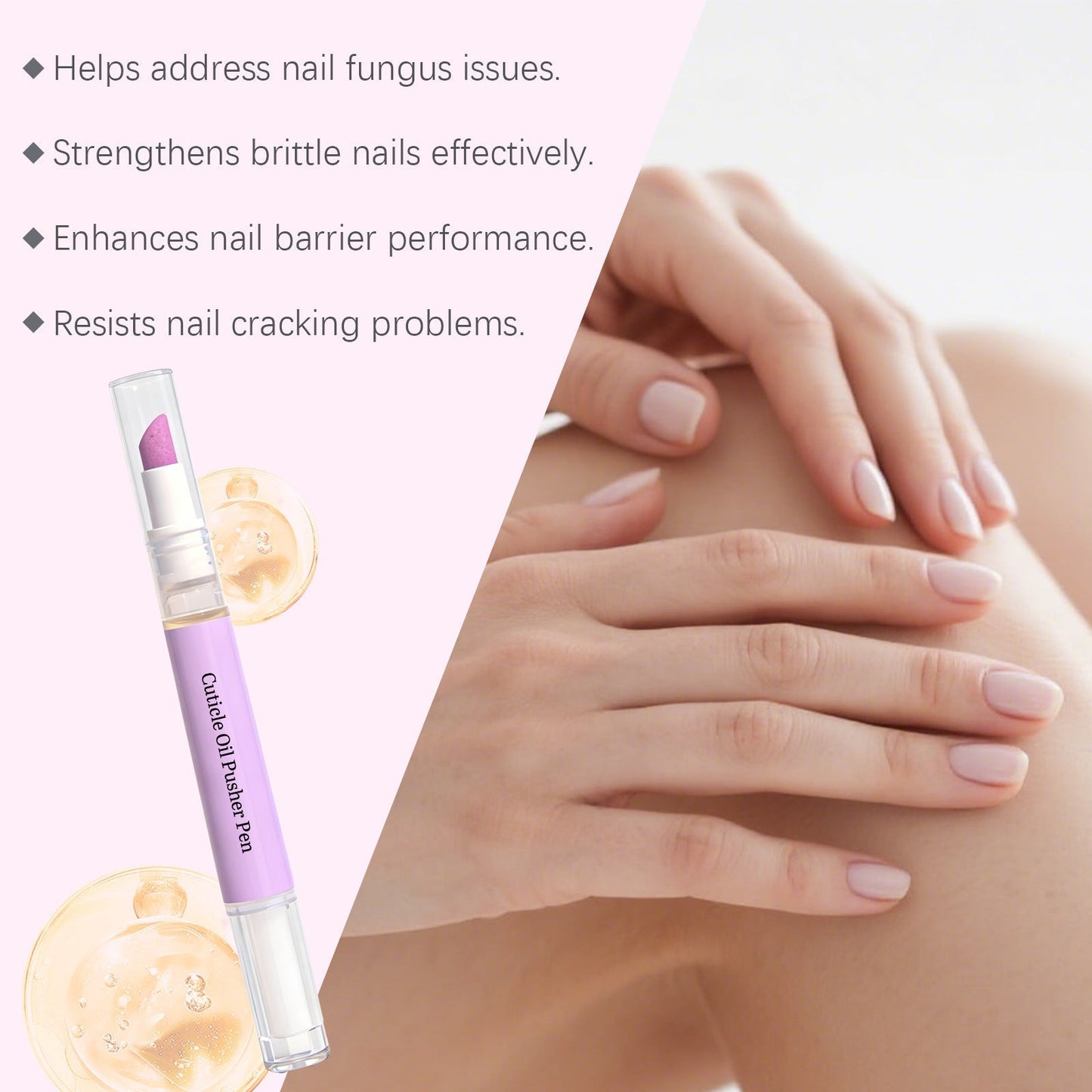 💅✨ Neglebåndsolje i pennform – bærbar fuktighetsgivende ingrediens for tørre neglebånd og sprø negler med lavendelduft! ✨🖊️