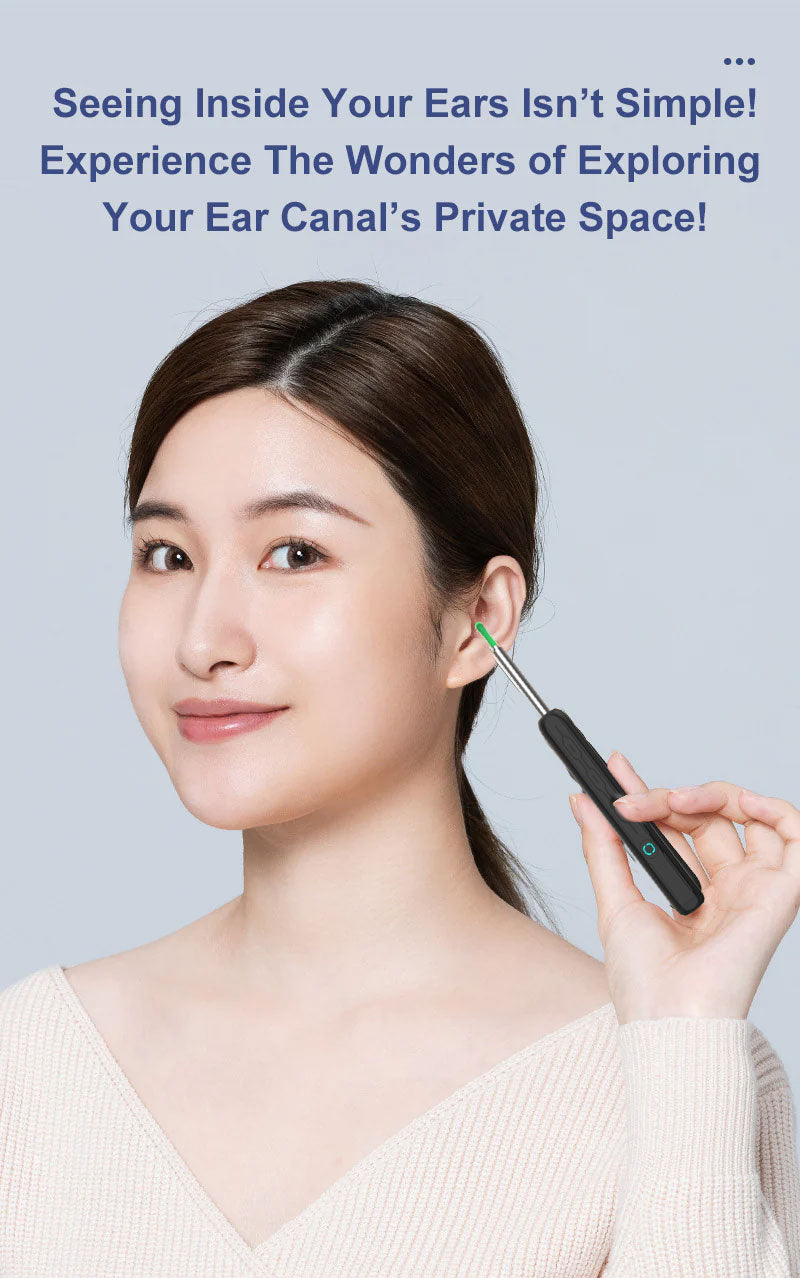 Smart vanntett visuell ørevoksfjerner