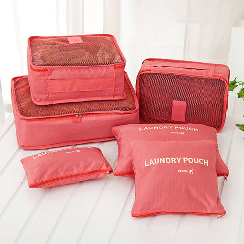 Bærbare pakkbokser for bagasje - 6 deler