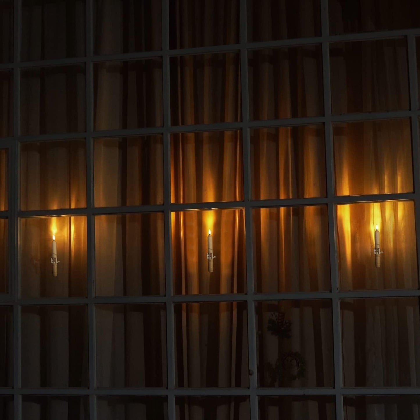 🎄 Julespesial 🔥 6 stk flammeløse LED-vinduslys