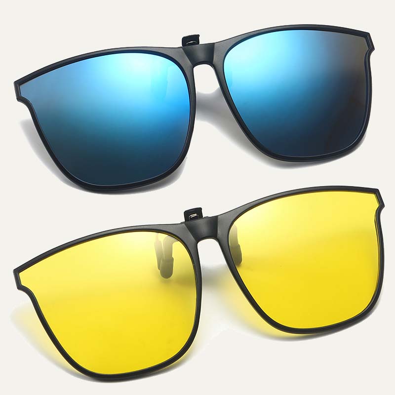 Nye polariserte clip-on-solbriller med flip-up-design