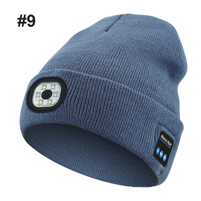 Bluetooth LED Strikket lue