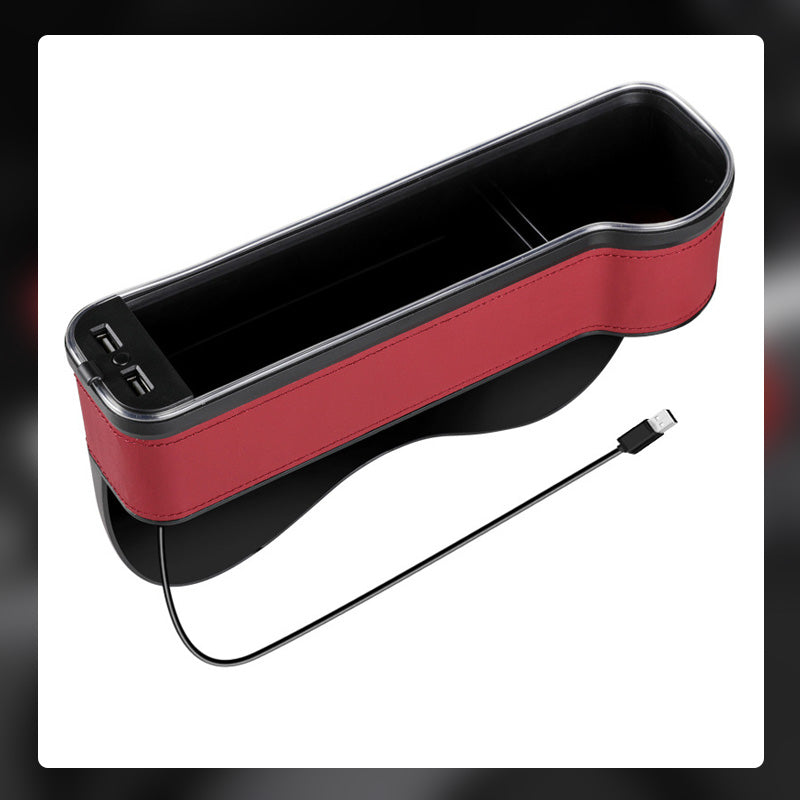 {Gratis frakt}Oppbevaringsboks for bilsete med Led-omgivelseslys