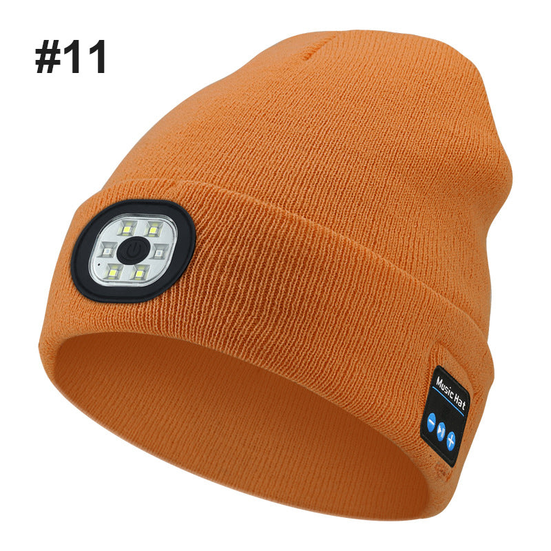 Bluetooth LED Strikket lue