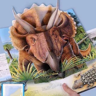 ⏰Historisk Laveste pris: Spar 50%-🦖3D Encyclopedia Prehistorica Dinosaurs📙HARDCOVER