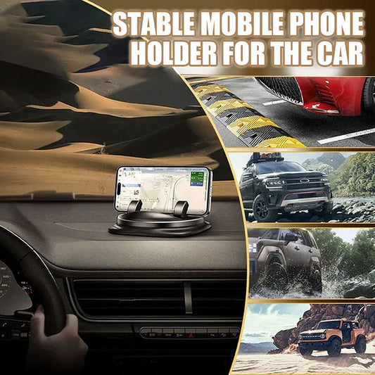 Stabil mobiltelefonholder for bilen