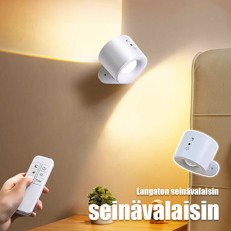 Trådløs vegglampe