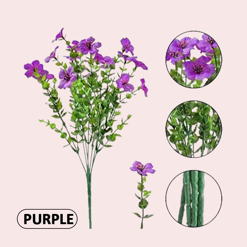 🌺UV-resistent fargerik kunstig blomst💖