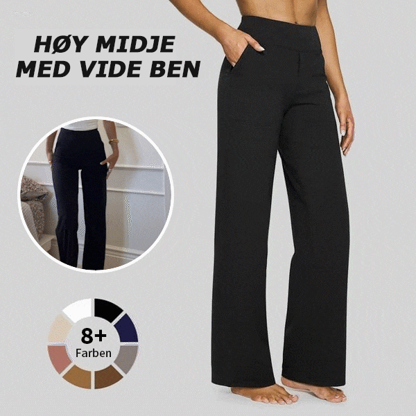 đĽLøse, høylivede forretningsbukser med uformelt liv