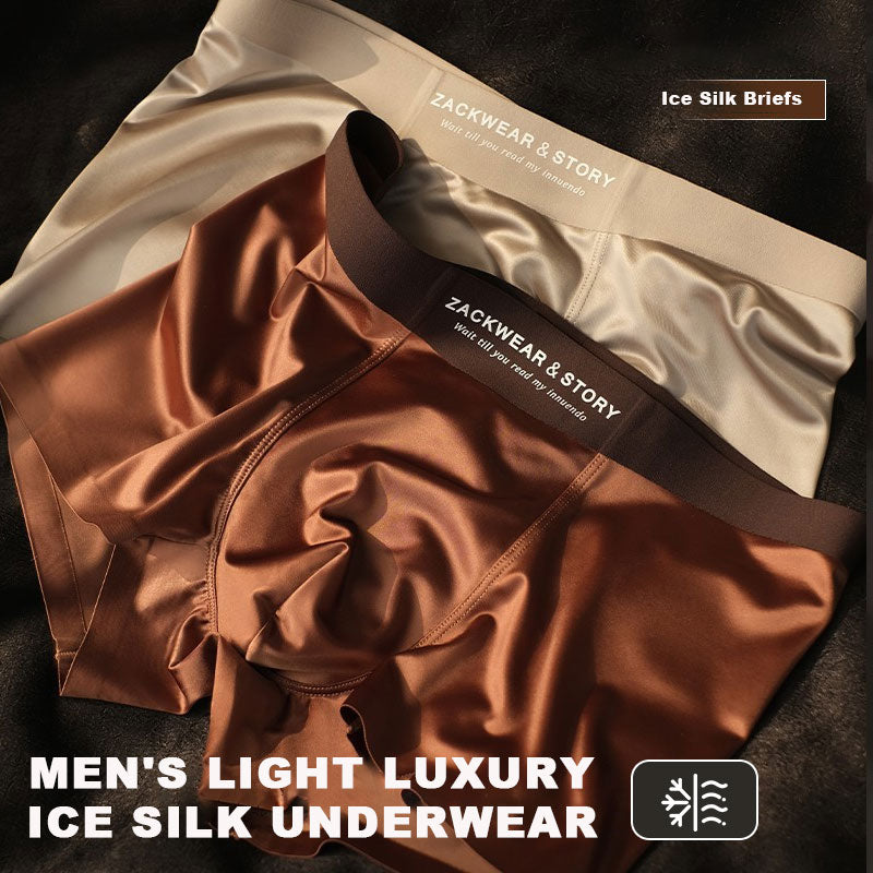 🍃Eksklusiv herretruse i is-silke|Føles som ingenting – komfort hele dagen!