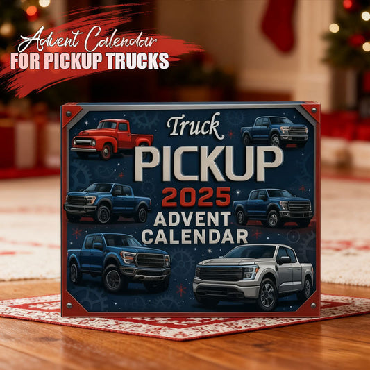 Adventskalender for pickup-lastebiler