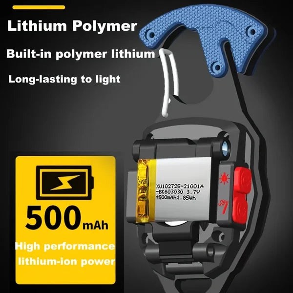 💡2024 Ny ankomst Oppgradering 8 i 1 multifunksjonell bærbar nødlys