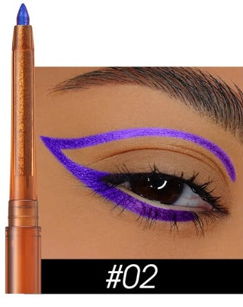 Fargeskiftende metallic eyeliner