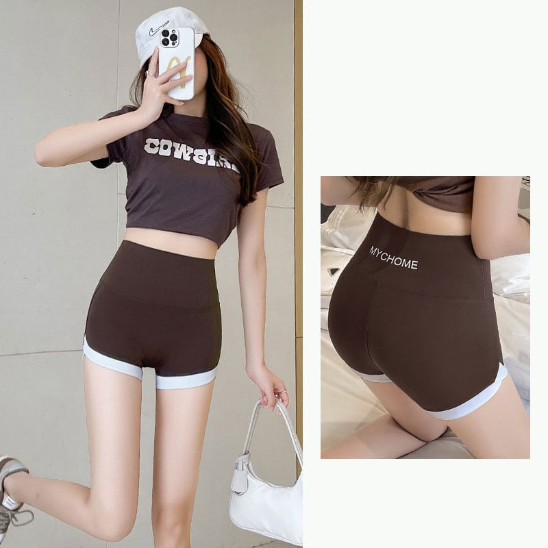 Sømløs sommershorts med minihai