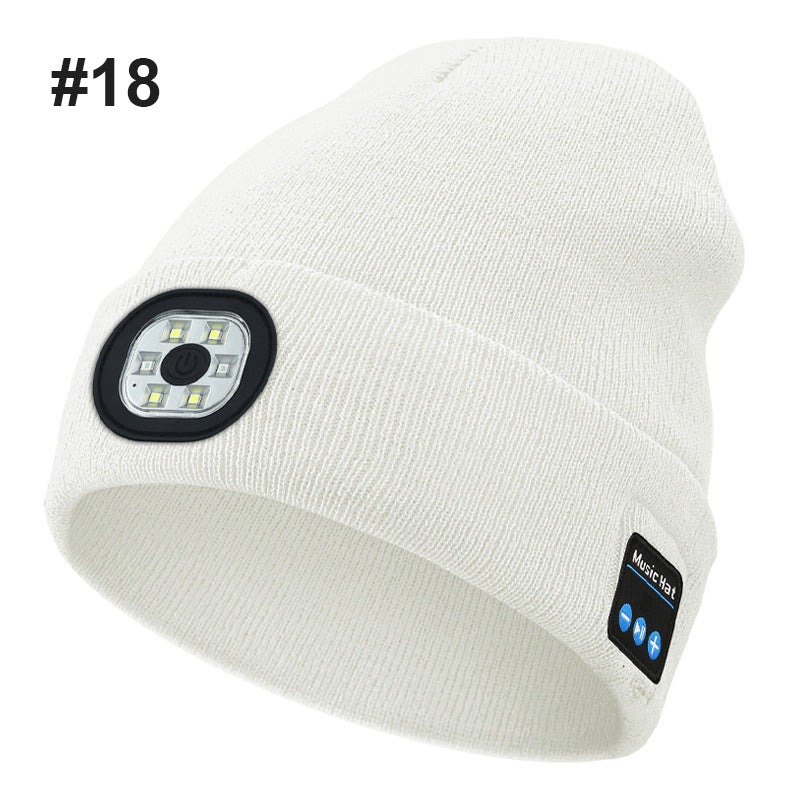 Bluetooth LED Strikket lue