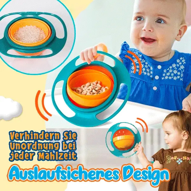 Lekksikker 540° roterende babyskål
