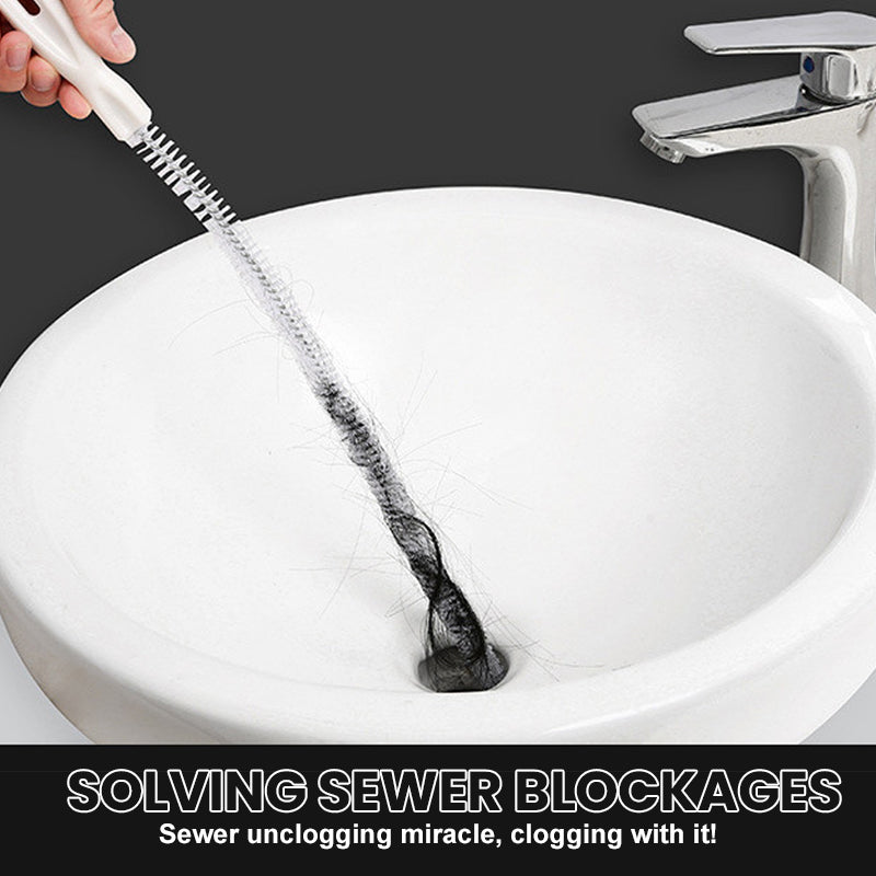 Fleksibel børste for utblokking av rør