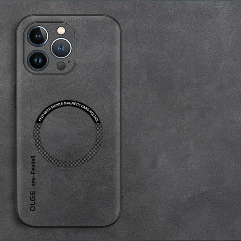 Etui i ekte lær - slank design og MagSafe-kompatibel