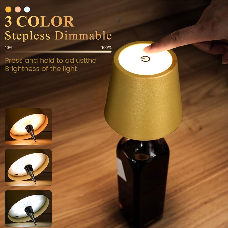 Bordlampe Bottle Art