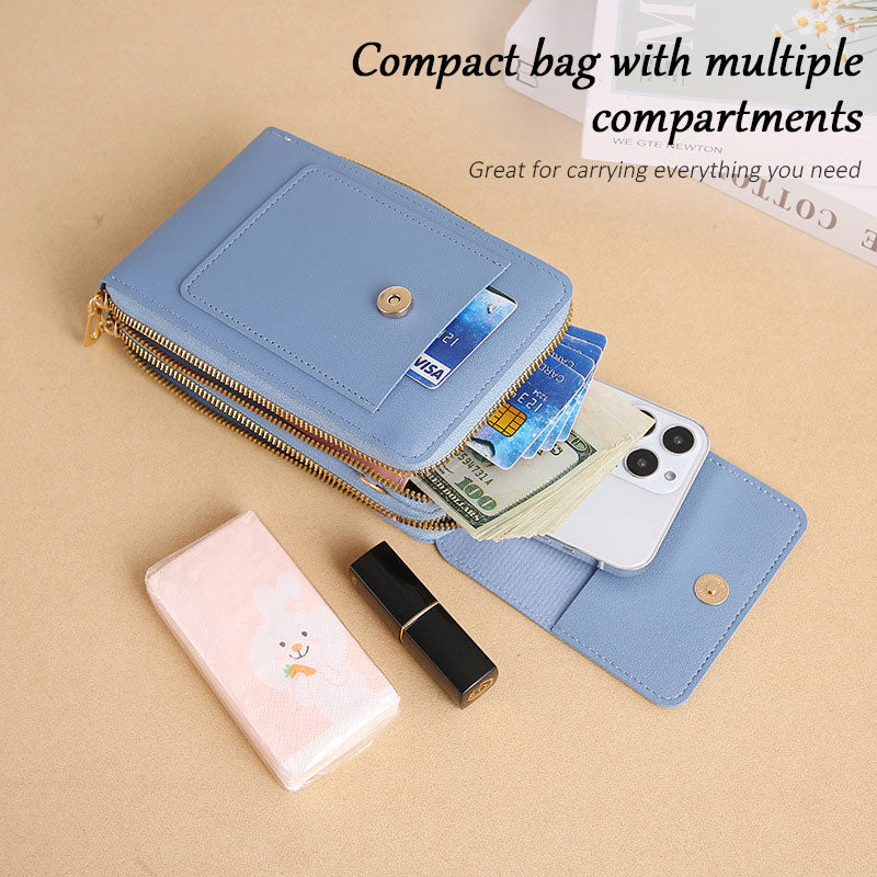 Mini telefonveske med berøringsskjerm