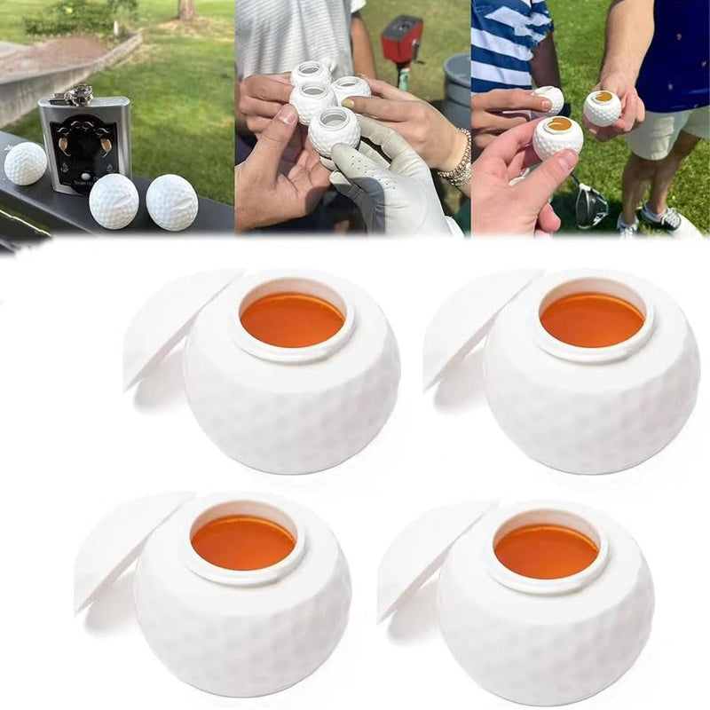 Kreativt shotglass formet som en golfball