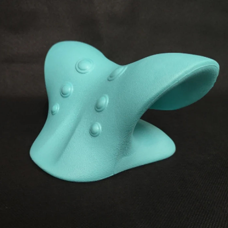 Smertefri nakkeavspenning - C-formet massasjepute for nakken