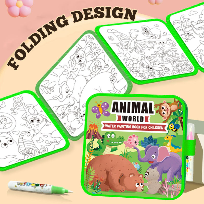 🌈 Stillebok med vanntegning for barn 🌈