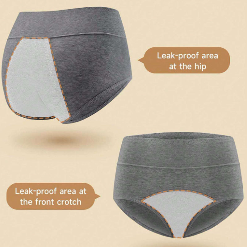 Dametruse i bomull med lett midje