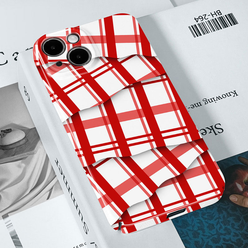 🌈Fargekontraststripet filmdeksel til mobil📱