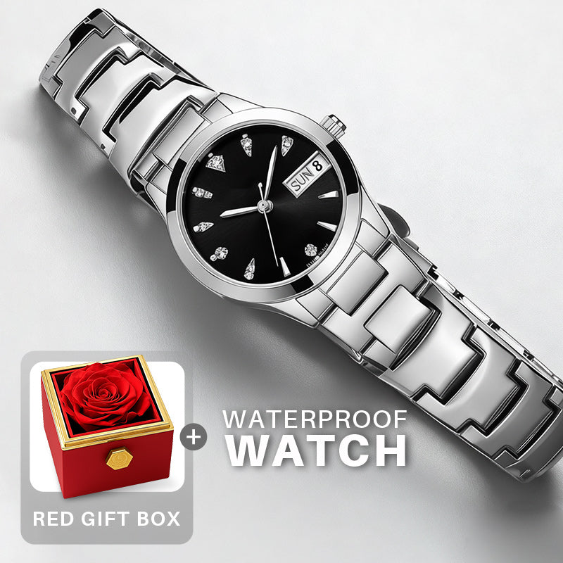 Elegant vanntett dameklokke