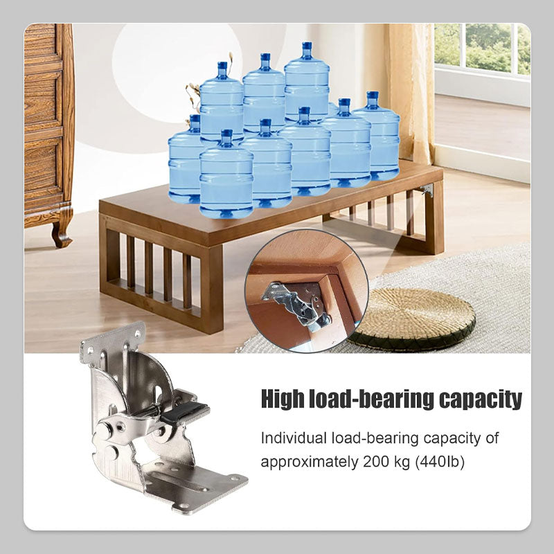 90 graders selvlåsende sammenleggbart hengsel Korrosjonshindrende usynlig kontakt