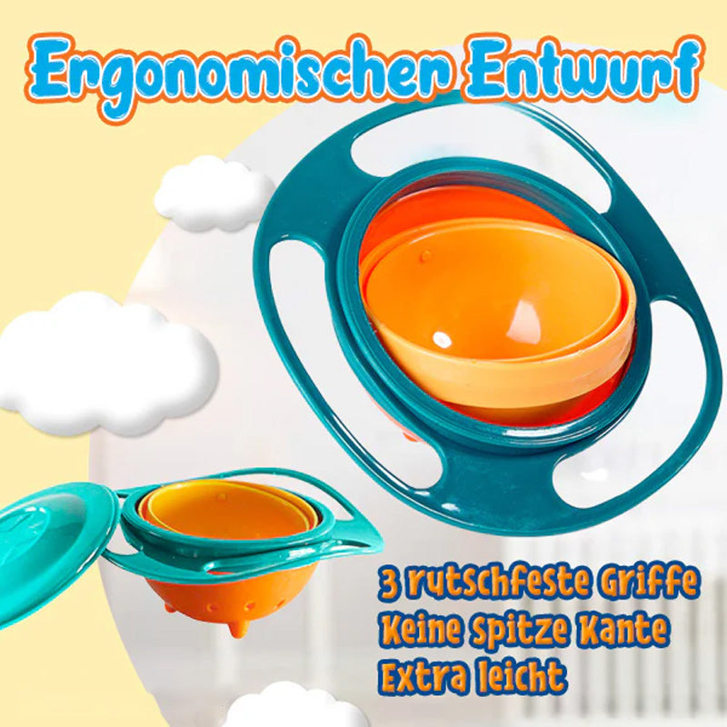 Lekksikker 540° roterende babyskål