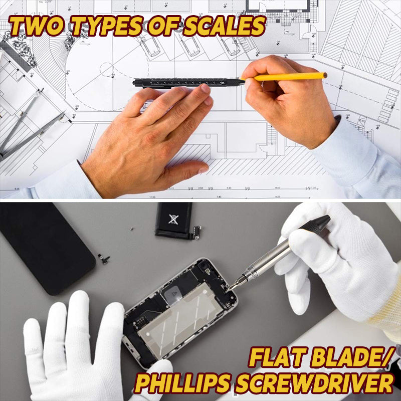 9-i-1 multifunksjonell verktøypenn