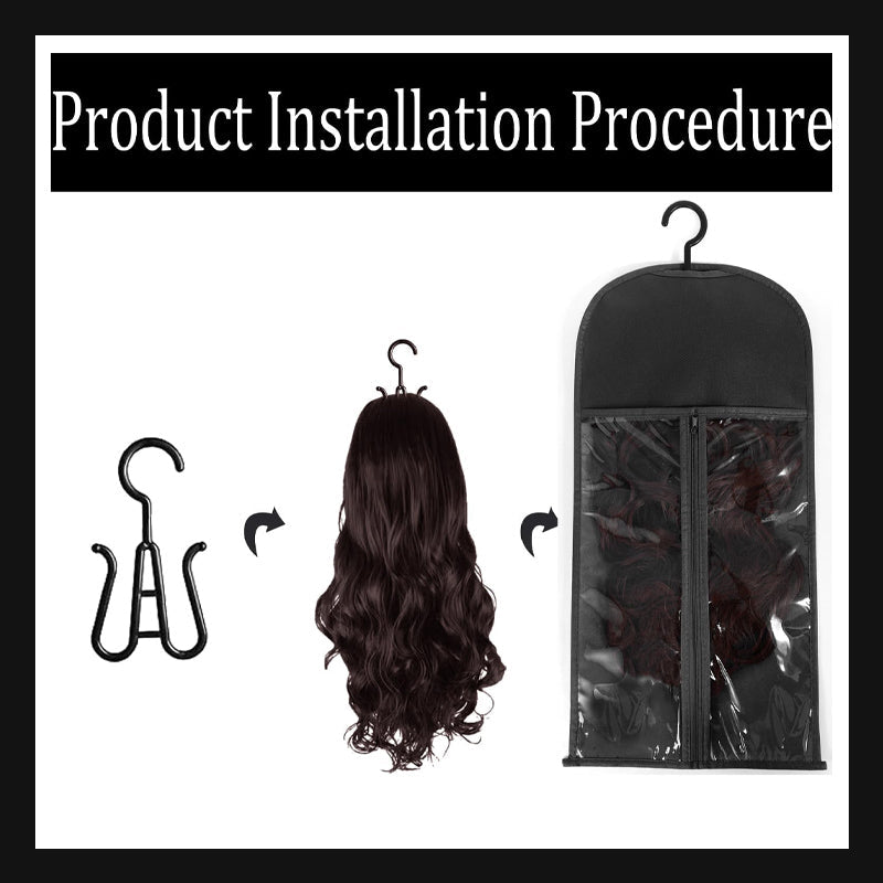 Ikke-Vevd Parykkoppbevaringspose