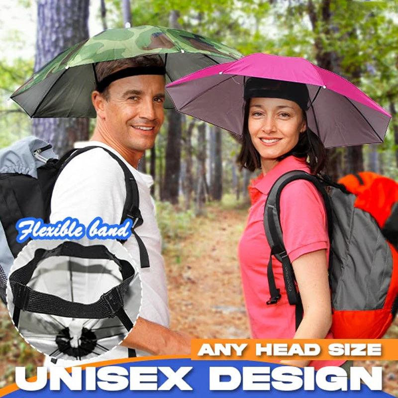 Håndfri utendørs paraplyhatt