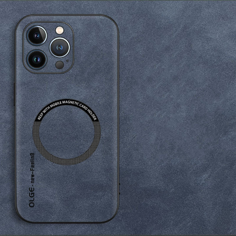 Etui i ekte lær - slank design og MagSafe-kompatibel